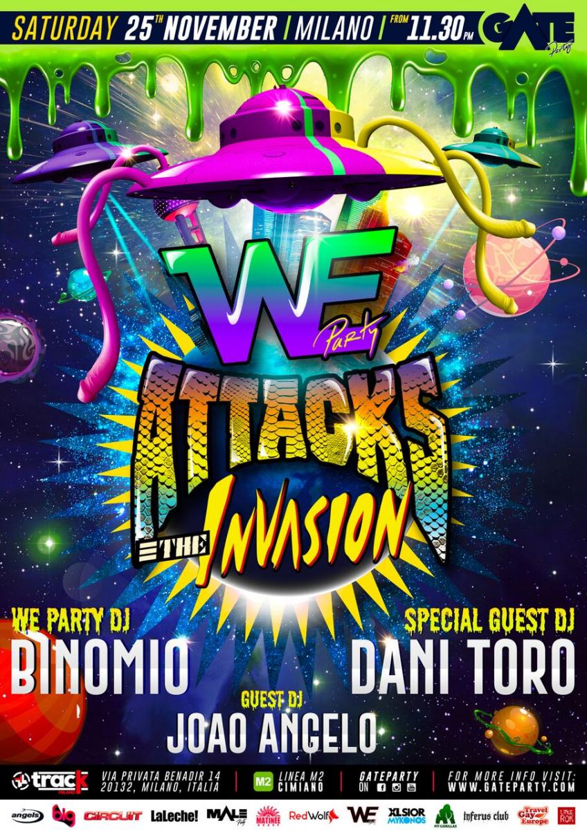We Party Attacks - Gate Party Milano